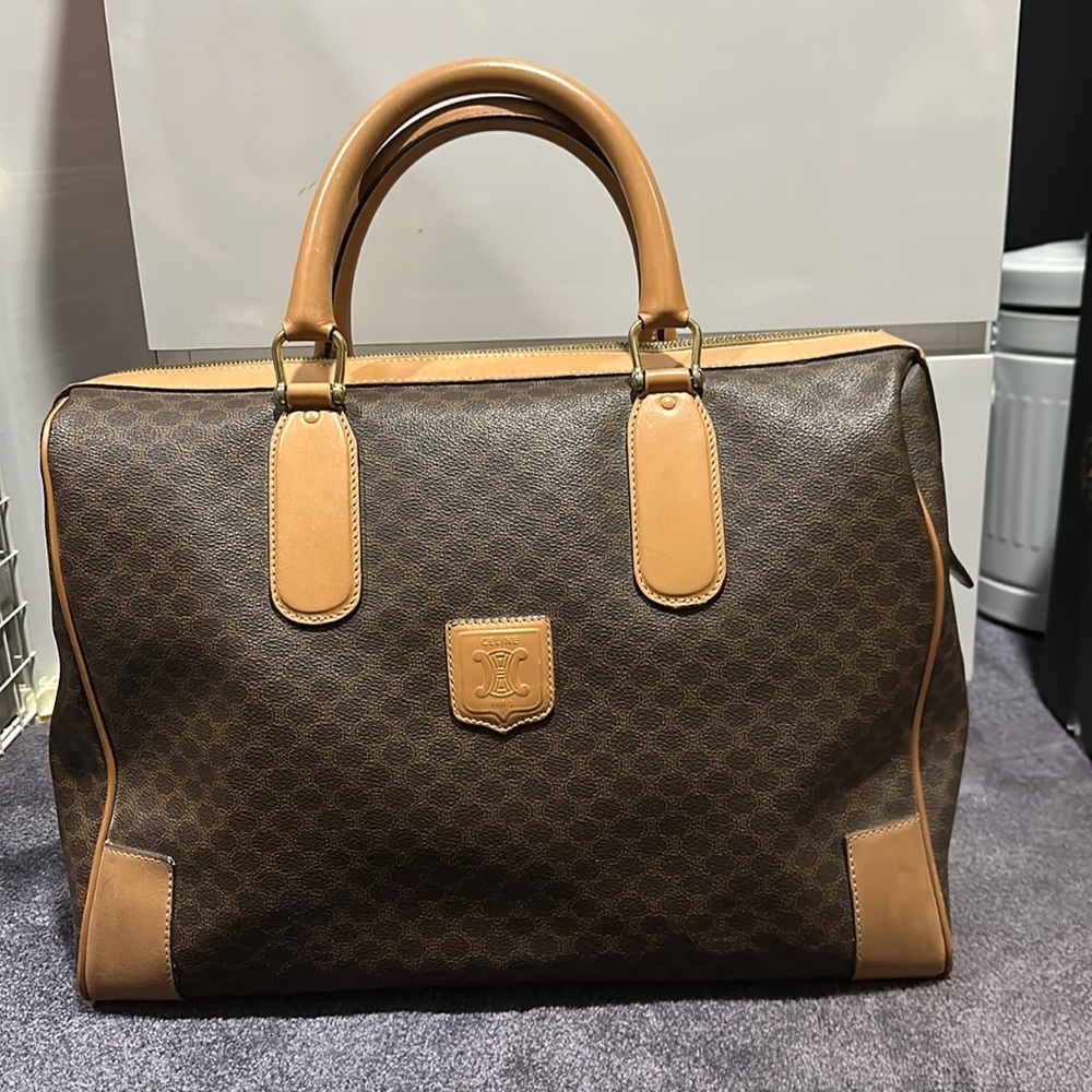 Celine large Triomphe Boston/travel/overnight bag!